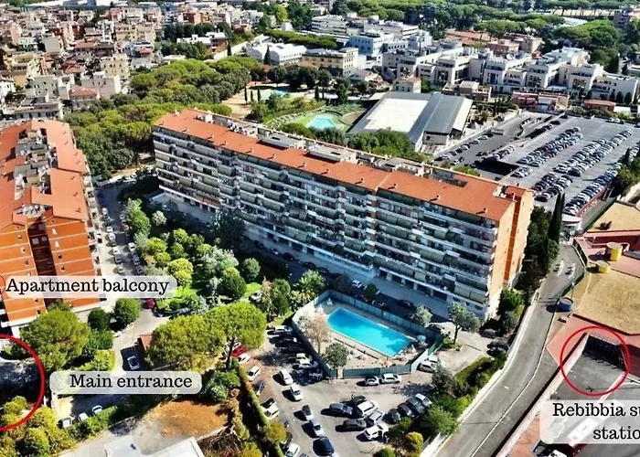 Bright 2 Min Metro B 20 Min Colosseum Private Bathroom Swimming Pool Free Parking *